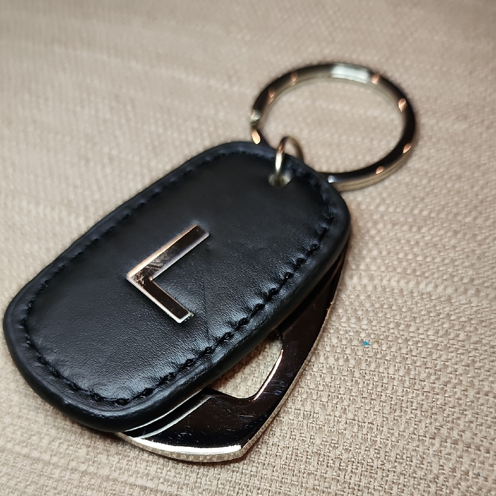 Letter "L" Keyring with Bottle Opener